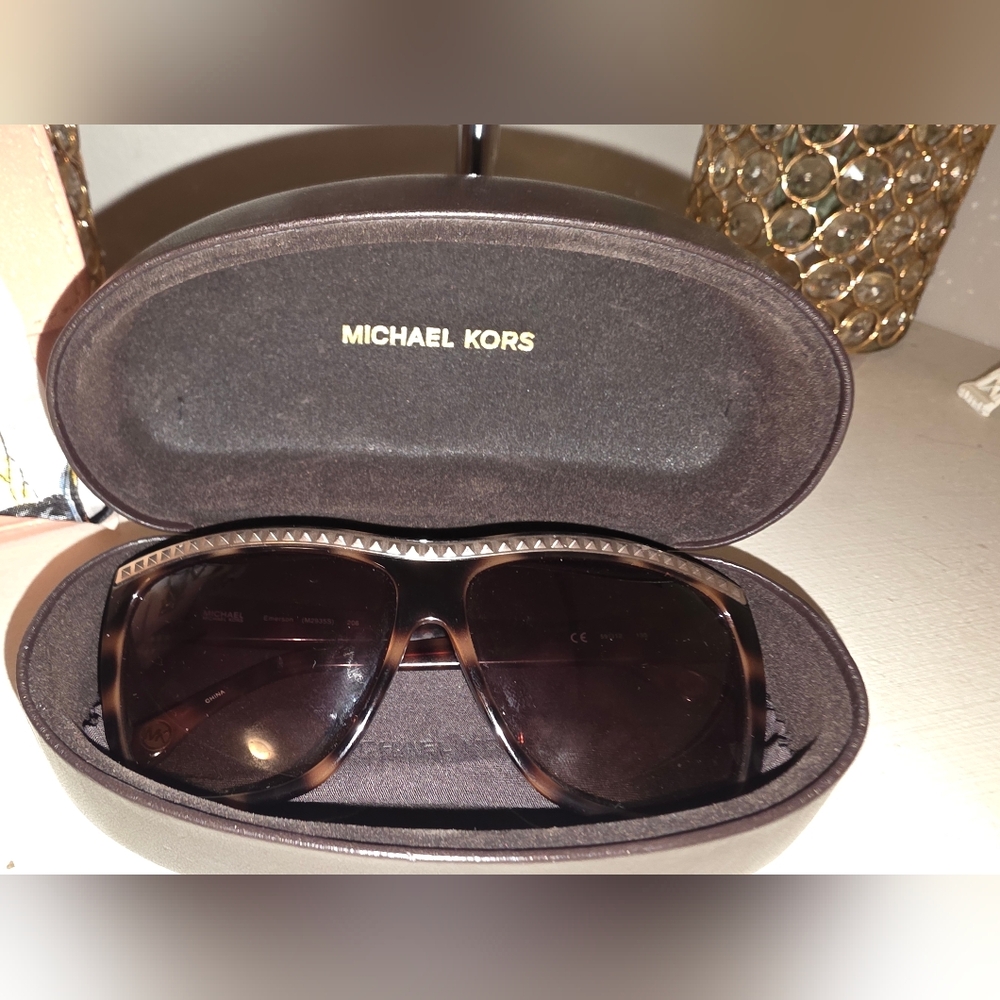 Michael Kors Brown Sunglasses with Case